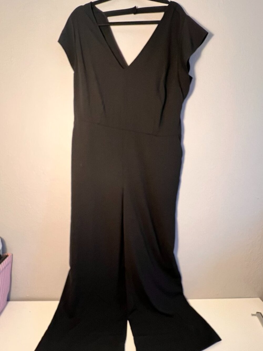 XXL A New Day Black Jumpsuit 100% Polyester - Excellent Condition